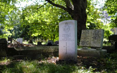 War Graves in St Cadoc’s Churchyard, Caerleon